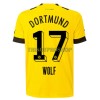 Original Fußballtrikot BVB Borussia Dortmund Wolf 17 Heimtrikot 2022-23 Für Herren